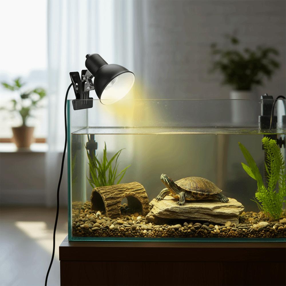Verstellbare Heizung Schildkröten Sonnenlampe Thermostat Haustier Wärme-Glühbirne Amphibien Eidechsen