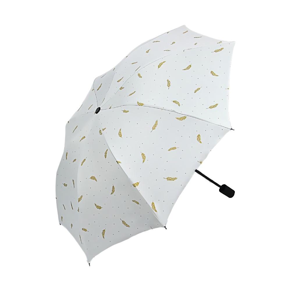 Manual Dual Use Umbrella Windproof Rain Umbrella Minimalist UV Protection Umbrella Summer Style B