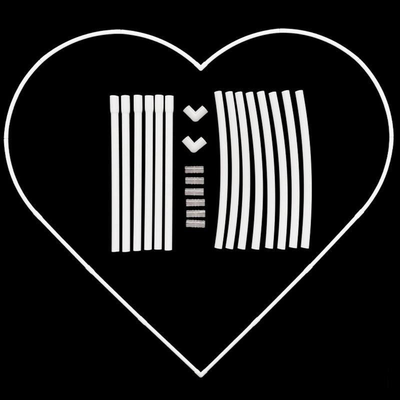 

1 комплект каркаса для арки из воздушных шаров в форме сердца, кронштейн для воздушных шаров с надписью «Любовь», свадебное украшение на День святого Валентина, весеннее свадебное украшение other