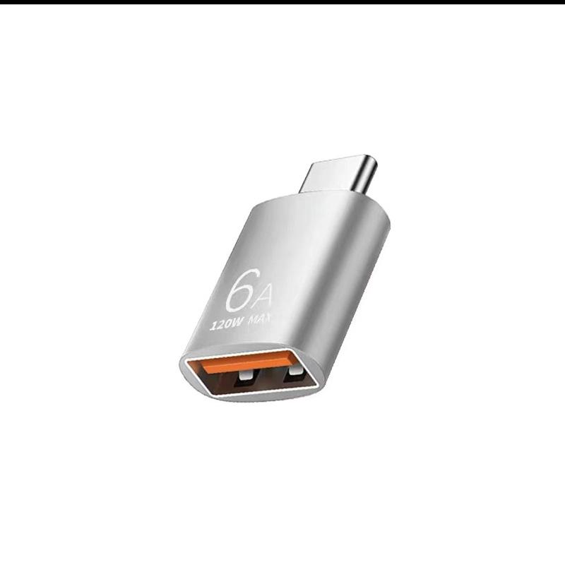 USB To Type-C Adapter: 6A Fast Charging Data Cable, Compatible with Huawei and Apple Devices