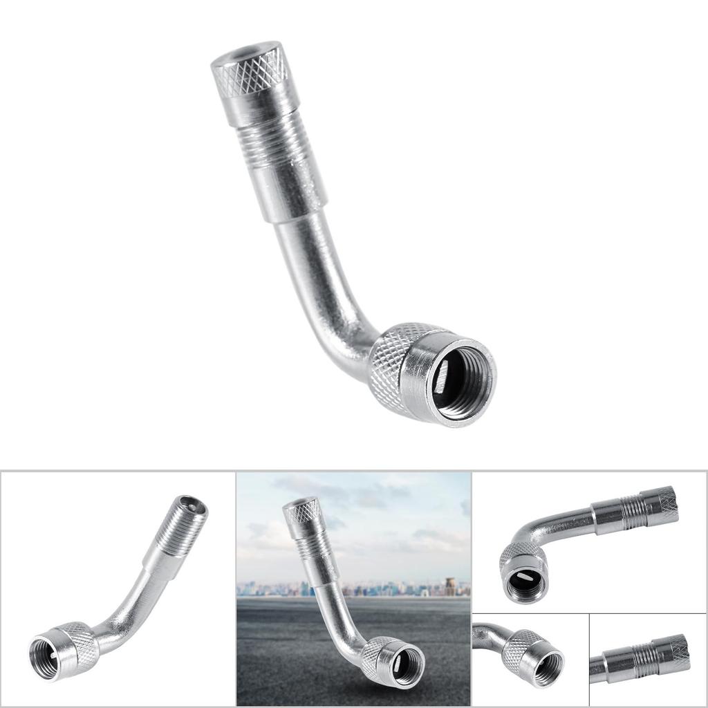 45 Degree Motorcycle Car Tire Stem Extender Tyre Valve Extension Adaptor