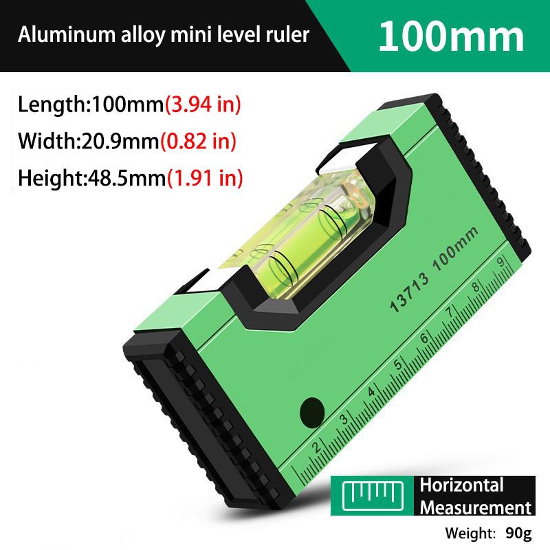 

Уровень Линейка Высокой Точности Сильный Магнитный Алюминиевый Сплав Выравниватель Уровня Пузырьковый Уровень Строительные Инструменты Инструмент для Подвешивания Картины