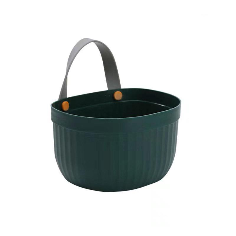 

Kitchen Onion Ginger Storage Basket With Hook Vegetable Fruit Organizer Holder Household Bathroom Sundries Hanging Basket зелений