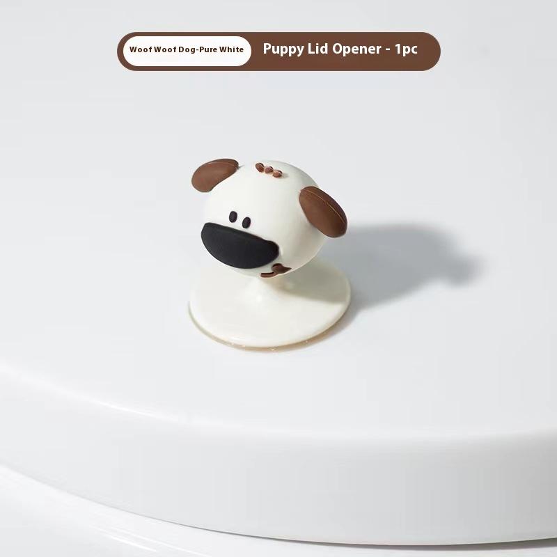 

Прекрасное мультяшное устройство для подъема унитаза, избегайте касания ручки крышки унитаза, аксессуары для туалета, защита от грязи, без пробивания.