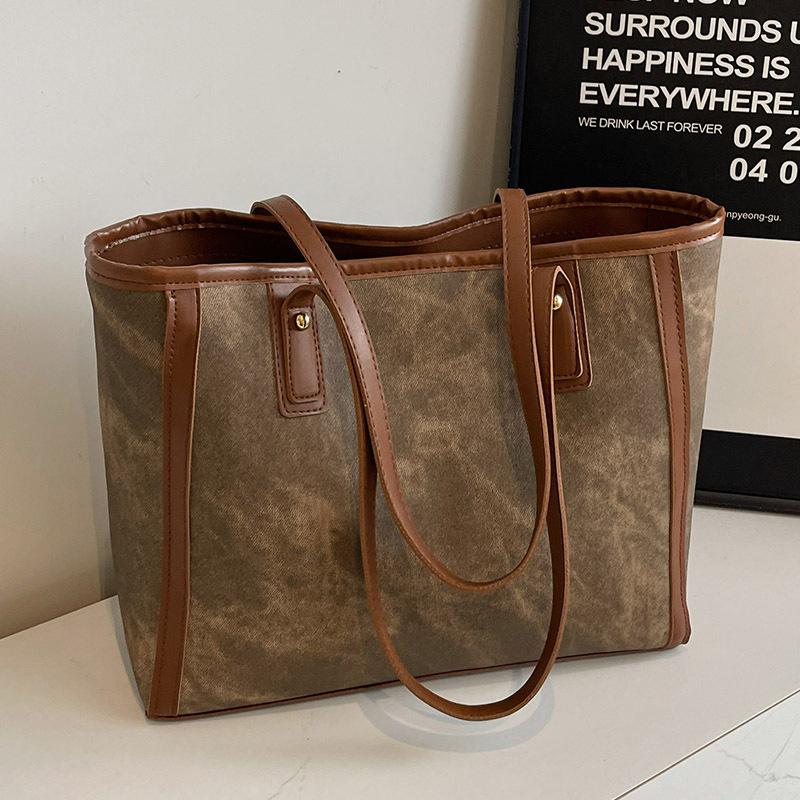 Premium Sense Bag Women'S Large Capacity Women'S Fashion Shoulder Bag College Student Class Commuter Tote Bag