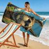 Fröhliches Esel-Vergnügen Druck Strandtuch, schnell trocknend, geeignet für Reisen, Outdoor-Sportarten, Joggen, den Strand und Schwimmen, Geschenk