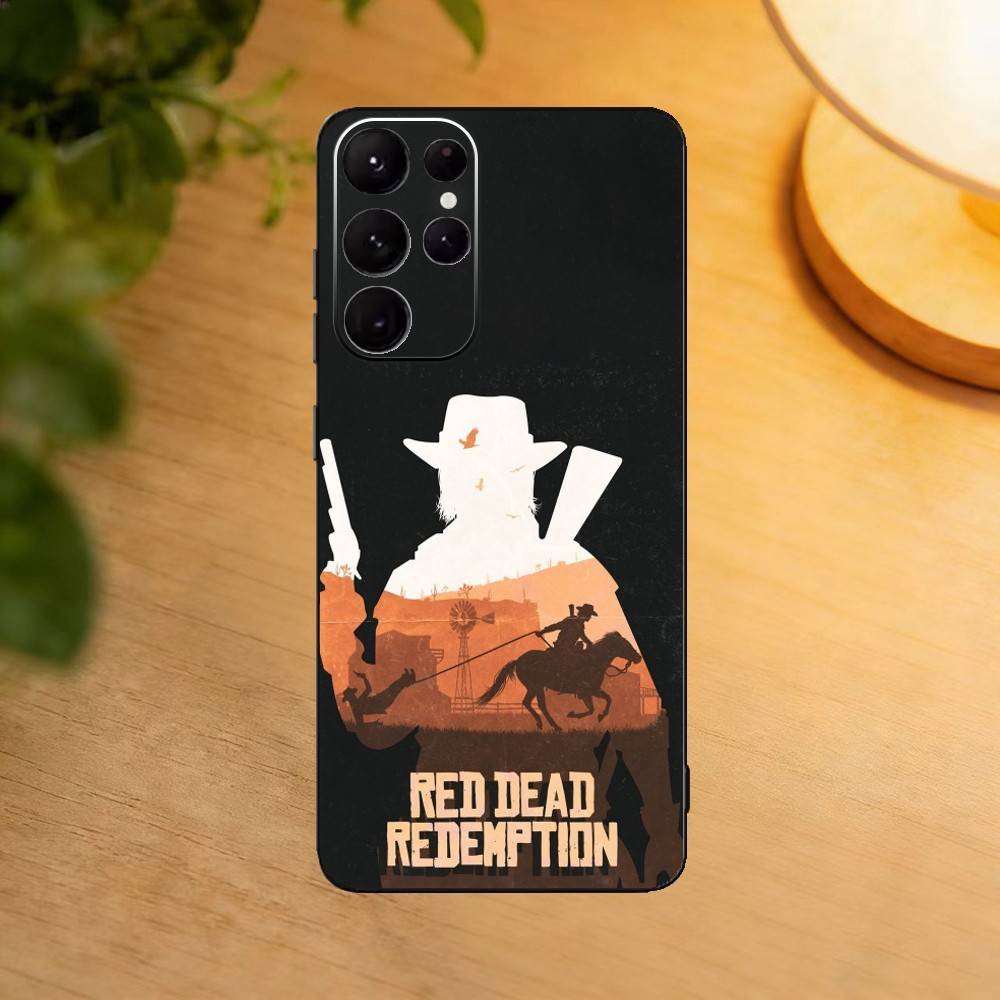 Game Red Dead R-Redemption phone Case For Samsung S25,24,21,22,23,30,Ultra,20,Plus,Fe,Lite,Note Soft Black Cover