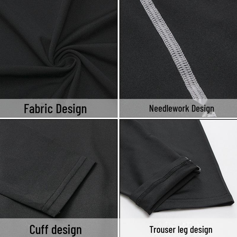 "Men's Quick-Dry Compression Sports Suit for Autumn/Winter - Basketball, Running & Fitness"