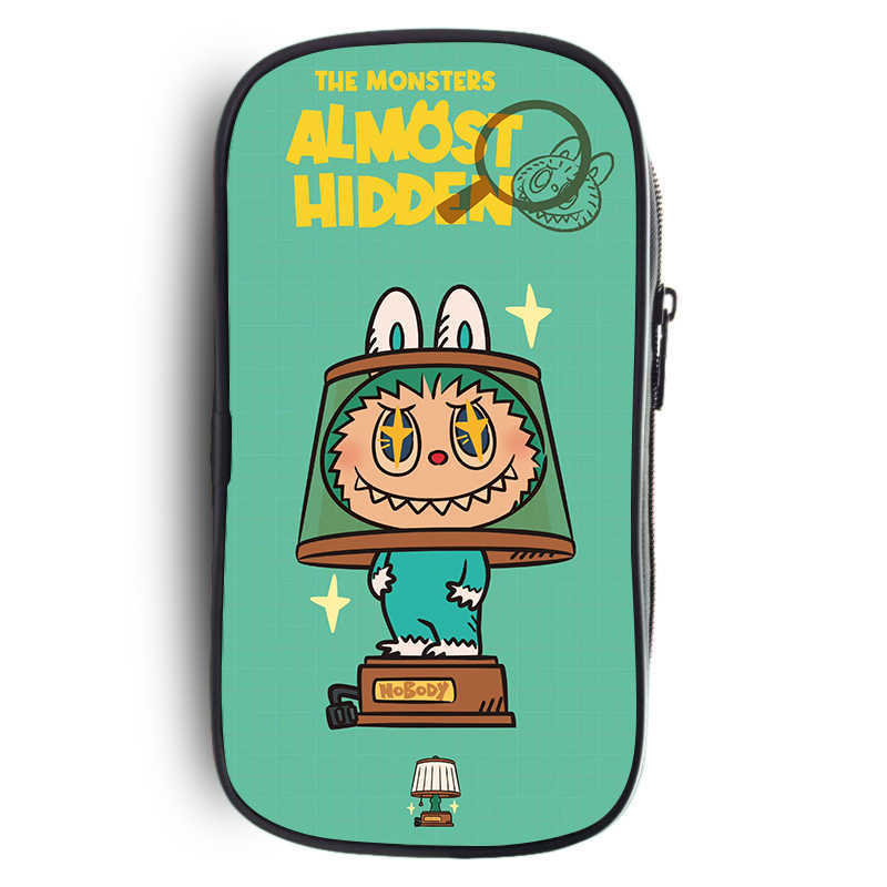 2025 Labubu Primary And Secondary School Students Cartoon Diy Printing Fashion Storage Pencil Bag