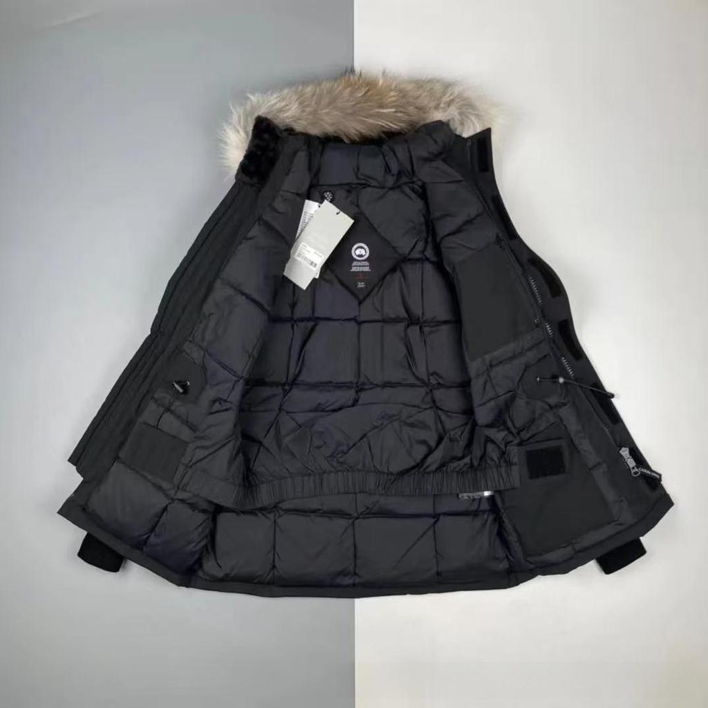 Unisex Expedition Down Jacket Model 08 with Wolf Fur Hood