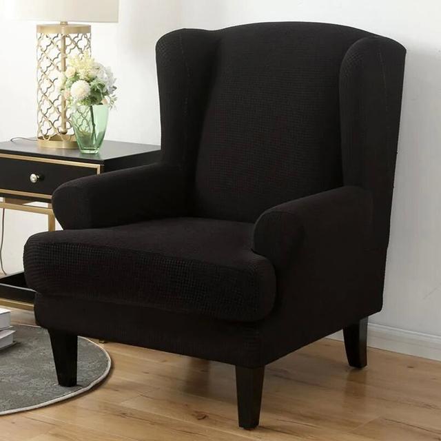 

Чохол для крісла Modern Wings Stretch Європейський чохол для крісла Wingback Чохол для крісла для вітальні Чохол для крісла