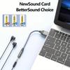SUNKANDI USB to 3.5mm Audio Jack Adapter External Sound Card Converter for PC Laptop Mac Desktops PS4 and More DeviceGood product