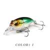 Wobblers 3D Eyes Fish Popper Bass Tackle Hard Plastic Bait Deep Diving Crankbait Fishing Lures