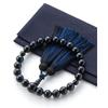 Fukushodo Prayer Beads for Men [Supervised by Funeral Professionals, Kyoto Traditional Craft] For