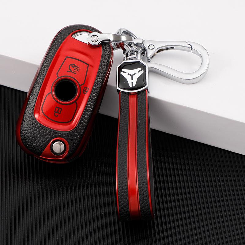 Pouzdro na klíč Buick Verano 2020: Unisex kožené ochranné pouzdro na klíč od auta