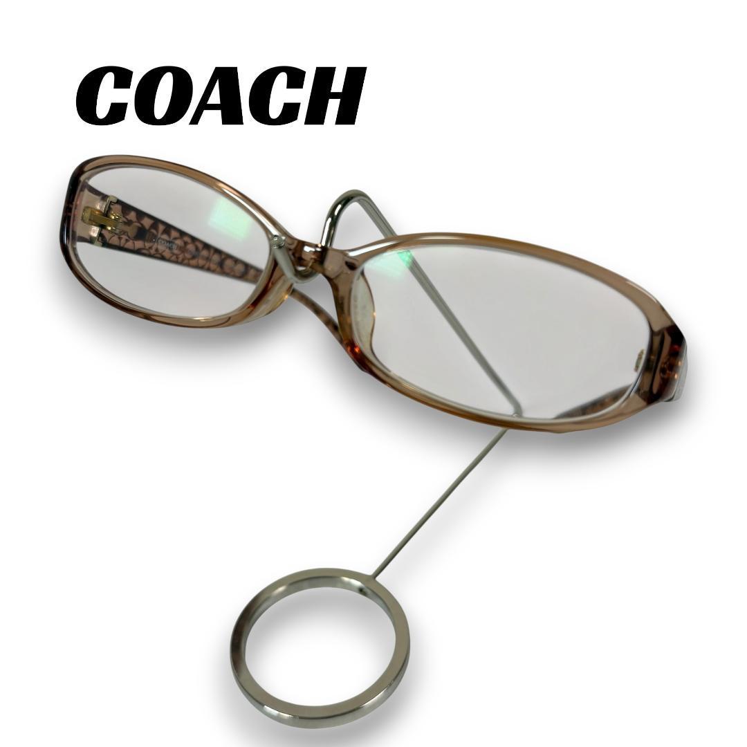 Used COACH Coach Glasses Frame CHARLOTTE Brown