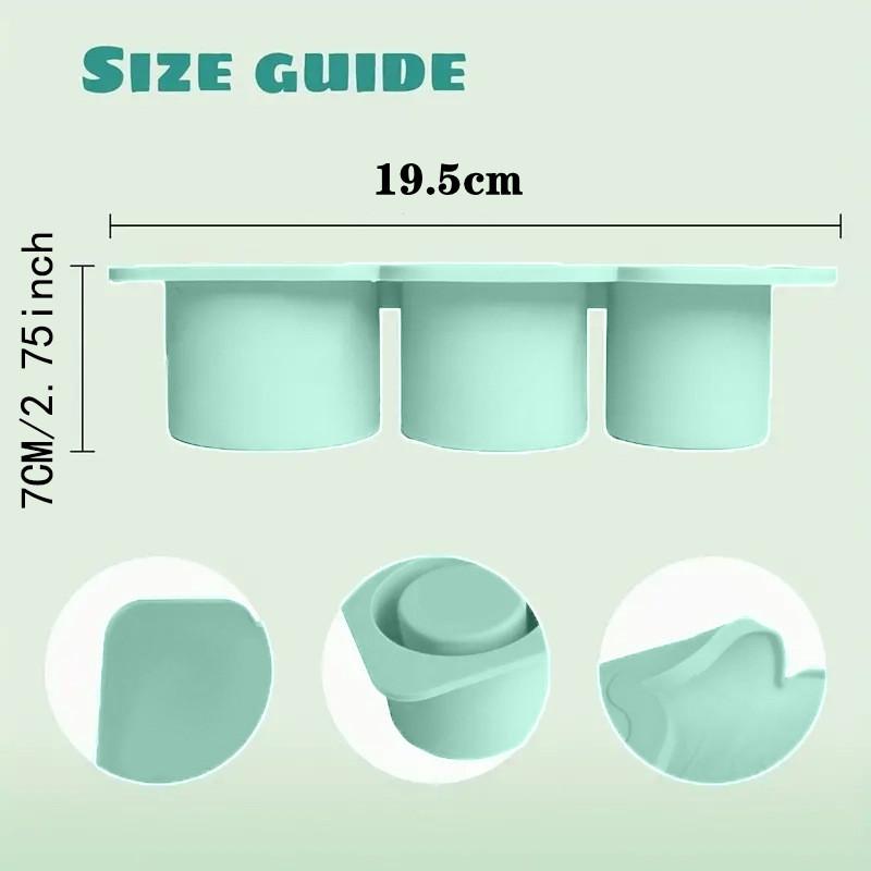 Ice Mold for Stanley Cup Silicone Cylinder Ice Mold with Lid and Bin for Freezer Ice Drink Juice Whiskey Cocktail Summer Gifts 6