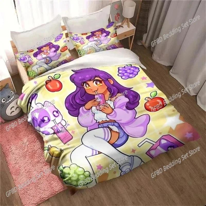 

Постельное белье Aphmau для спальни Мягкие современные покрывала Удобное детское пододеяльник Покрывало и наволочка EU Single(135*200cm)3pcs
