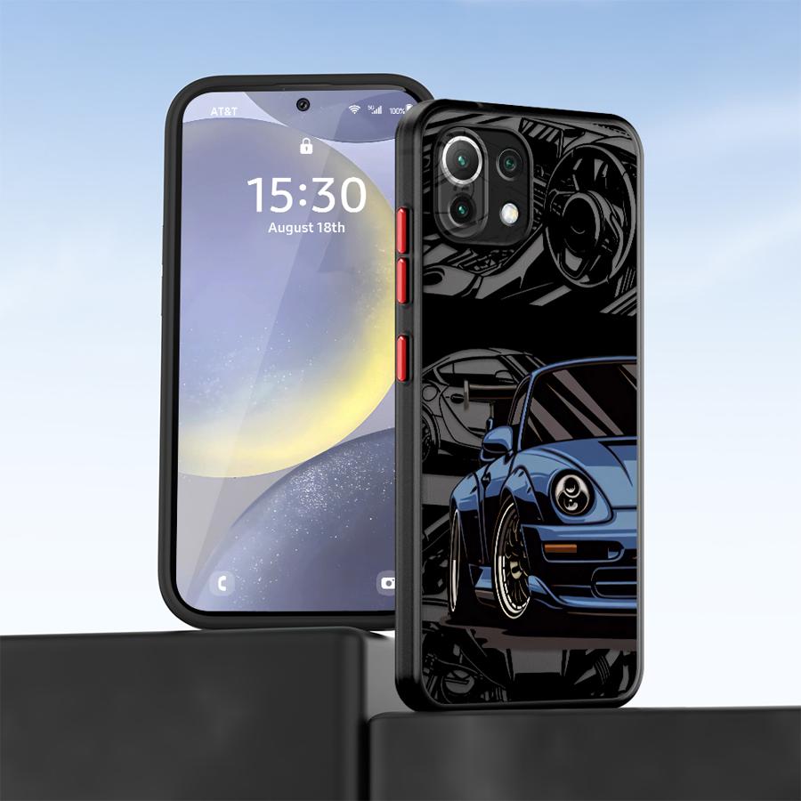 Japan Sports Cars Case for Xiaomi Mi 11 Lite 11T 12X 12T 11T Pro Soft Cover