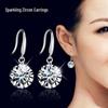 Yadlai Korean Crystal Inlaid Gemstone Earrings