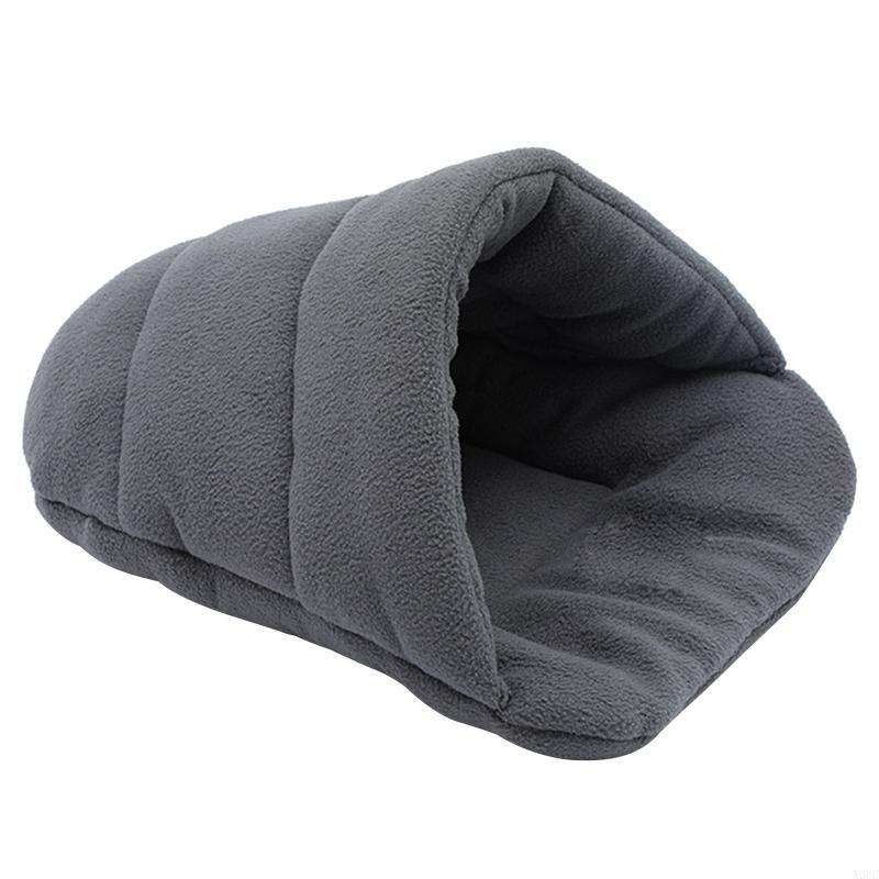 

Bed Hamster Nest Hedgehog Hideout Small Animal Hide Cage Supplies Bunny Warm House Plush Cushion X3UC