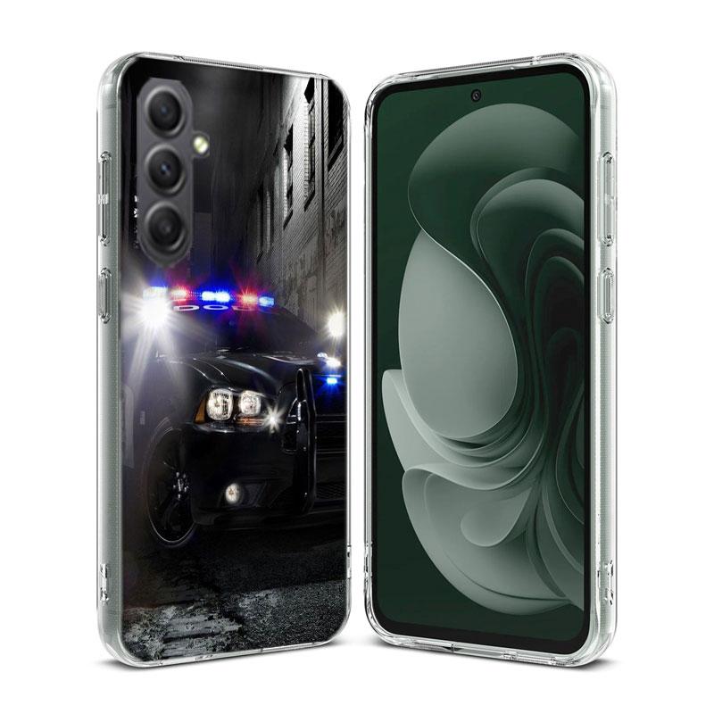 Police FBI Phone Case For Samsung A15 A25 A35 A55 A12 A22 A32 A52S A13 A23 A33 A53 A14 A24 A34 A54 Galaxy A8 A6 A7 A72 A42 A9 Co
