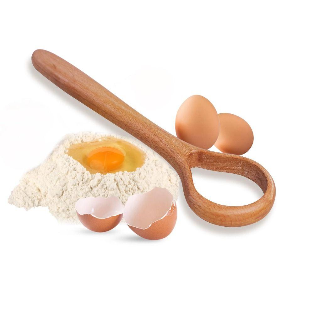 13 inch Sourdough Whisk Wooden Mixing Tool Portable Danish Dough Whisk for Pizza Pastry