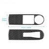For Renault Clio 4 2013 2014 2015 2016 2017 2018 Soft Carbon Fiber Sticker LHD RHD Car Front Window Lift Inner Frame Interior.