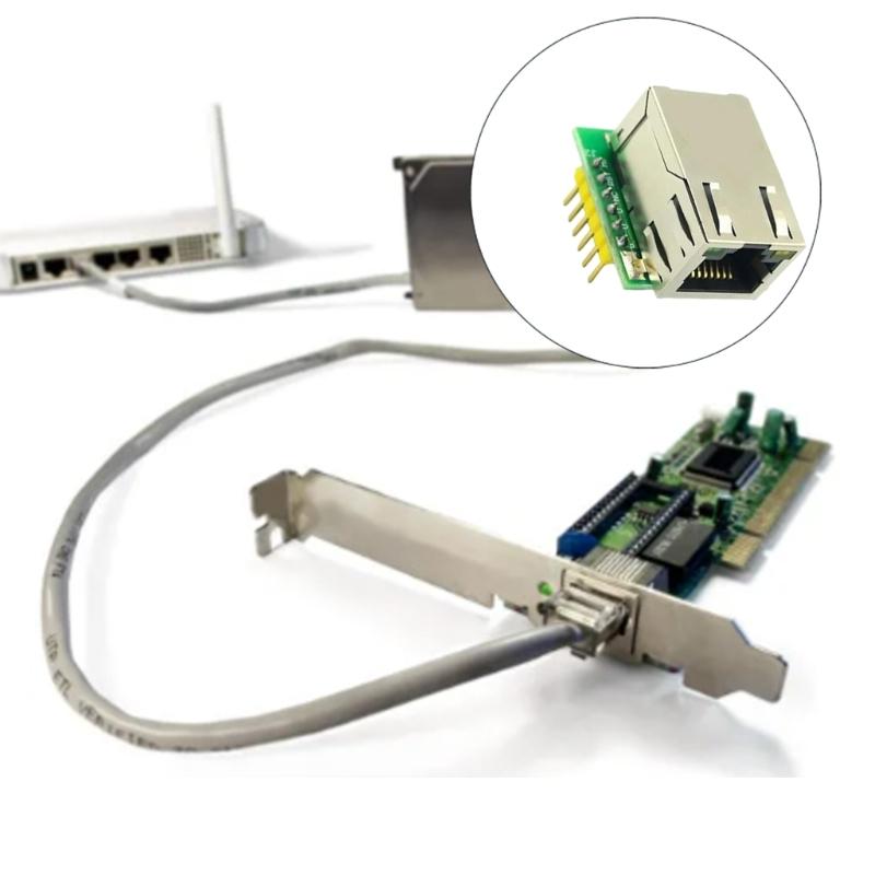 W5500 SPI Interfaces Ethernet Networking Module For Microcontrollers WIZ820IO compatible