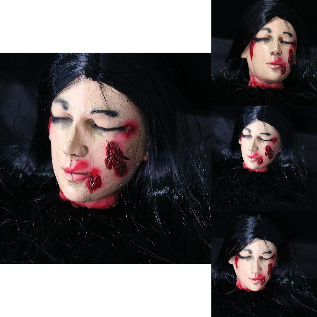 Ghost House Halloween Prop With Latex Foam Head For Scary Venue And Themed Party Decor