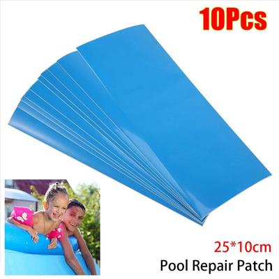 10Pcs Underwater Repair Pool Repair Patches Self-Adhesive For Swimming Pool Pool Repair Kit PVC Multifunctional Patch Glue