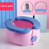 Baby Toilet Portable Travel Baby Potty Foldable Kids Potty Training Seat Easy To Clean With Storage Bag and 20 Garbage Bags