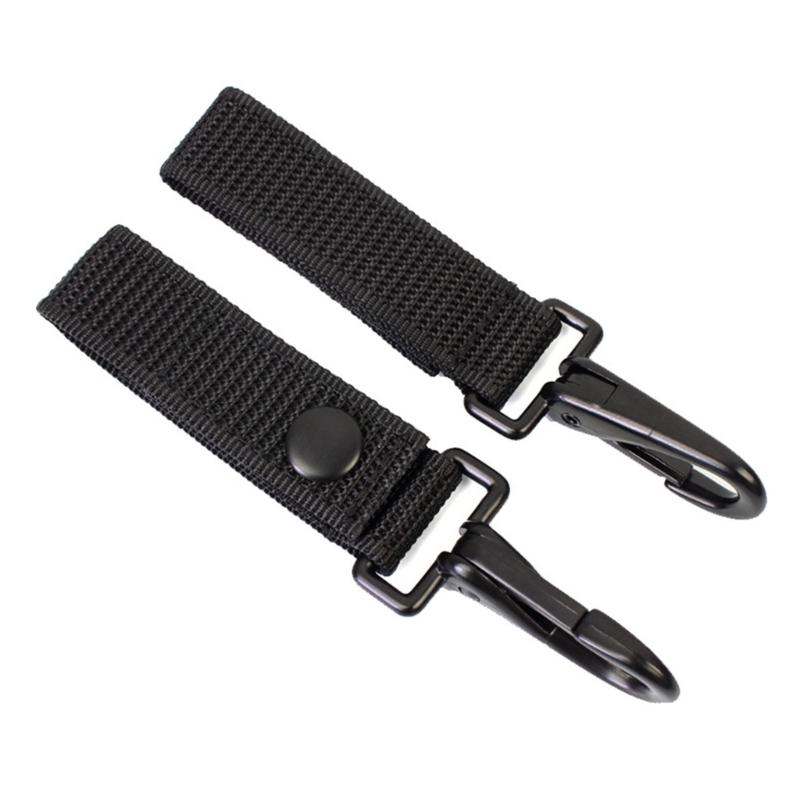 Belt Clip Webbing Buckle Strap Belt for Key Rings Keychain Hook Backpacking Camp