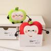 Magnetic fruit doll green apple red apple plush toy can be compressed separately sun fruit doll