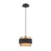 Hanging Lamp Bans 1 E27 Black Italux Pnd-27467-1-Bk-Gd