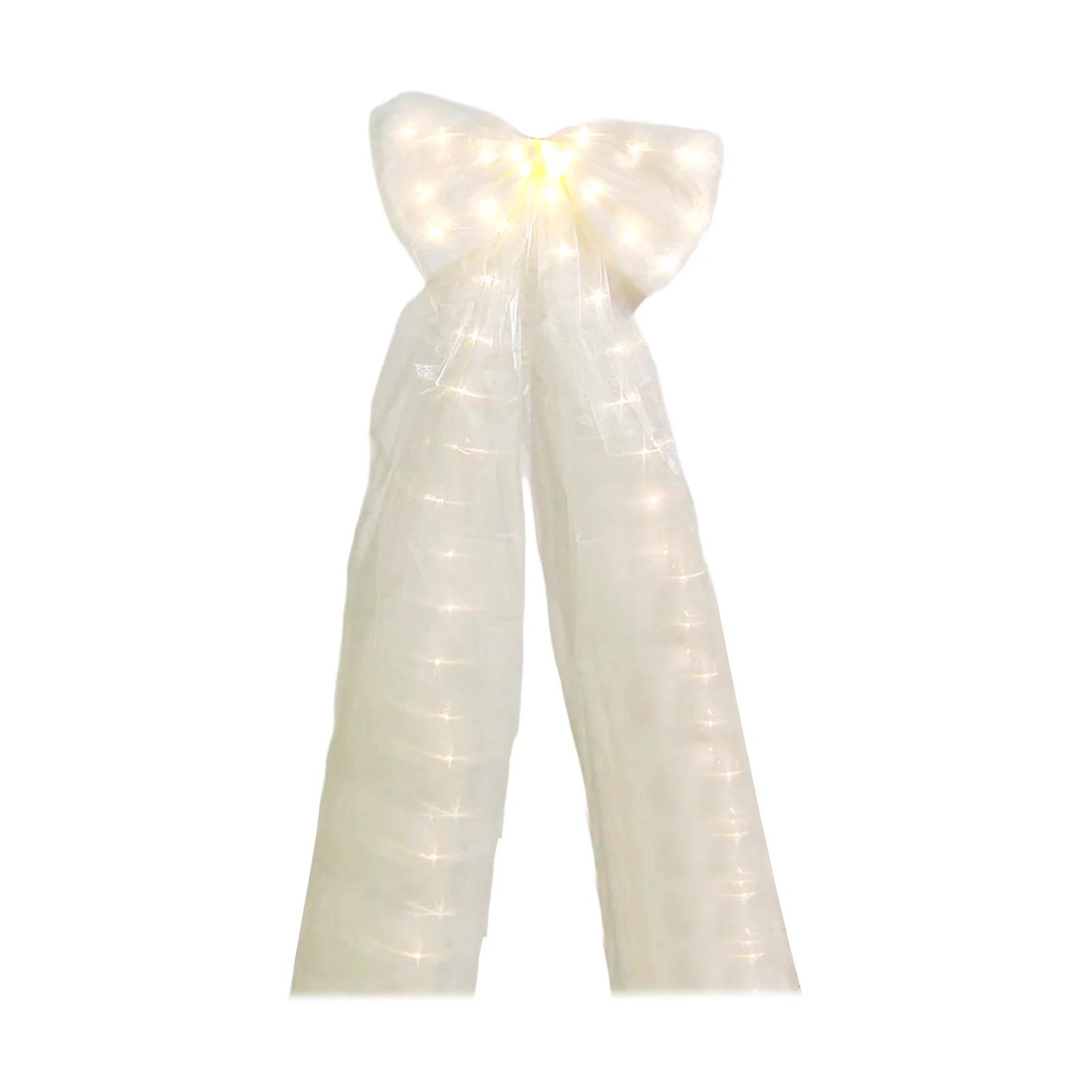 

Рождественские украшения Гигантский бант на рождественскую елку, Бархатный бант для окна, стены, каминной полки, входной двери, крыльца. Рождественские украшения для дома, комнаты, вечеринки. One Size