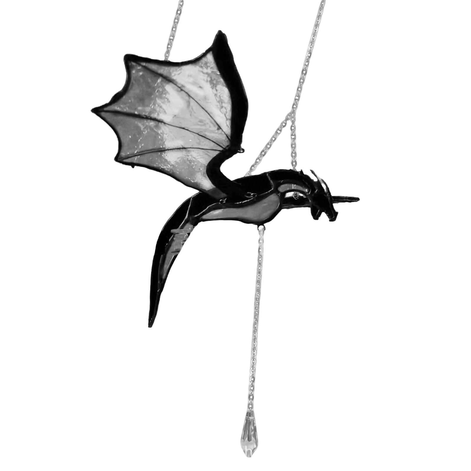 

Halloween Flying Dragon Wall-mounted Colored Sun Shading Curtain, Flying Dragon Colored Hanging Decoration, Handmade Resin Sunshade Pendant For One Size