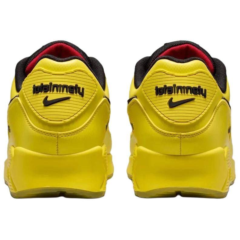 Nike Air Max 90 Support Running Shoes Men's Yellow Black HJ0624-758