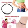 Weight Loss Magnet Anklet For Women Men Owl Animals Stone Magnetic Therapy Bracelet Anklet Pain Relief Slimming Health Jewelry