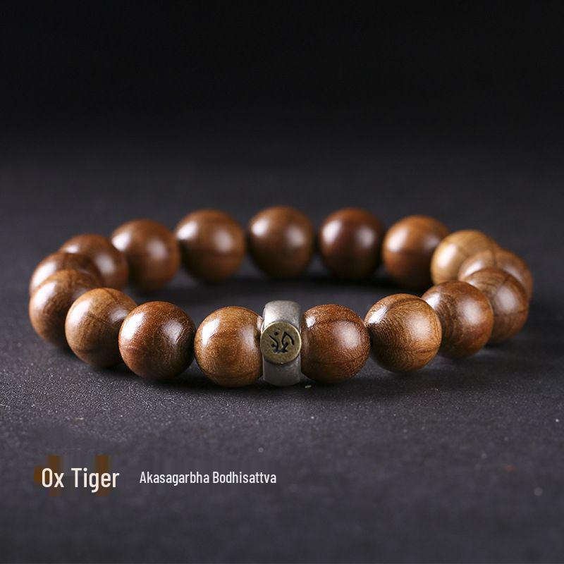 Authentic Wooden Hand String Beads: Twelve Zodiac Signs & Guardian Buddha Amulets