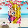 Sailor Moon2 Print Beach Towel, Large Soft Quick Dry Towel for Beach Camping Swimming