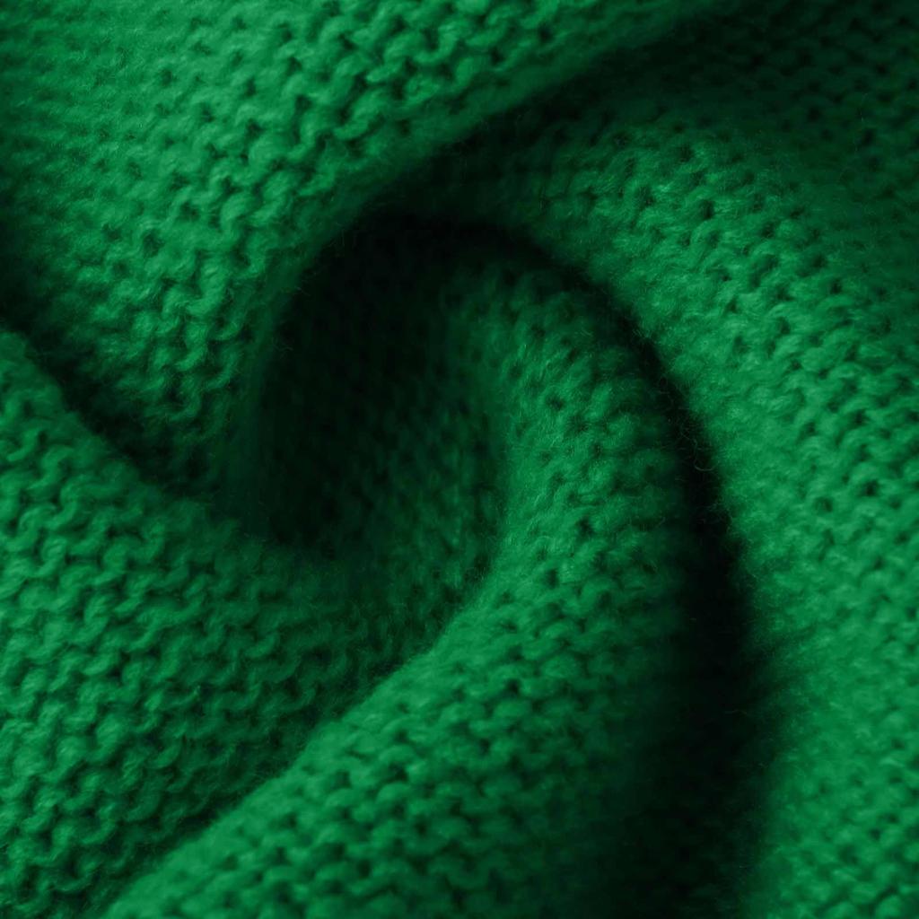 Women's Fashion Casual V-neck Twill Knitted Sweater Long-sleeve Top