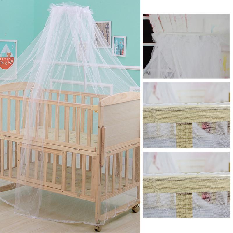 Universal Crib Mosquito Net Encrypted Mesh Hole Baby Mosquito Net Dome Bedroom Curtain Net Newborn Infants Canopy Repellent Tent