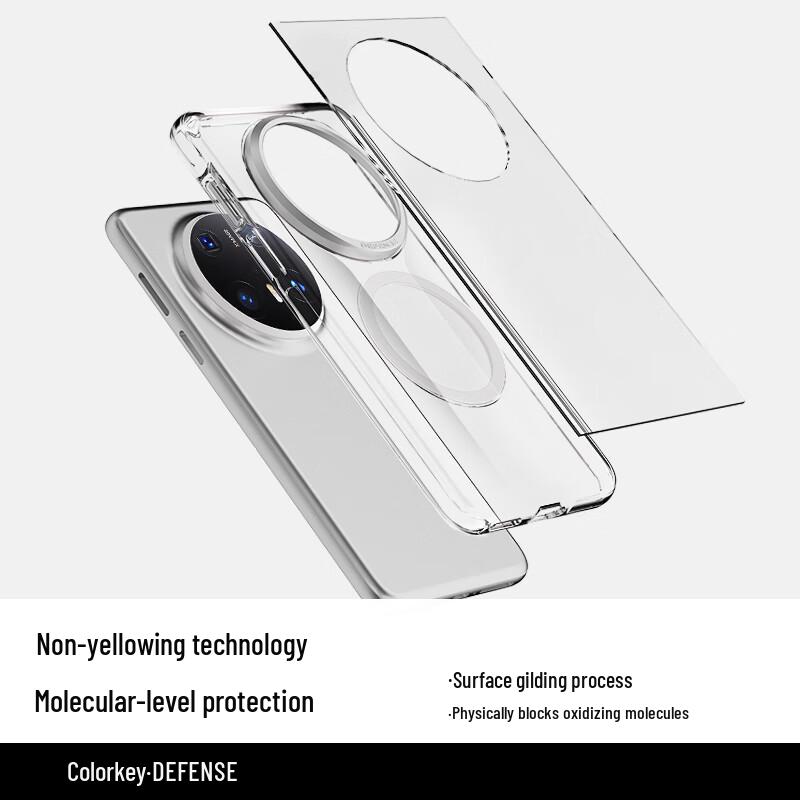 Juese Huawei Mate70 Pro Transparent Magnetic Phone Case