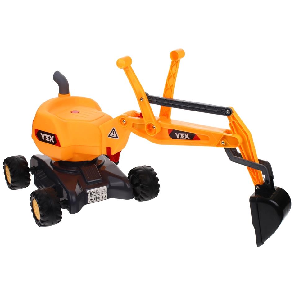 Kolesové otočné rypadlo Jízdní stroj s pohyblivým lžící