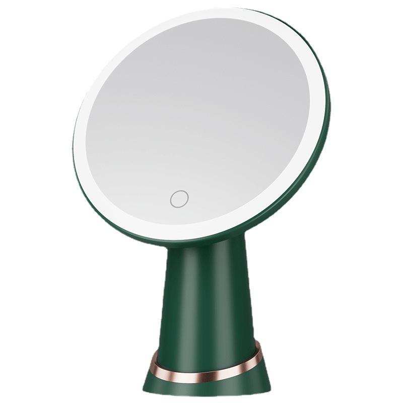 Cosmetic Mirror with Lights 3 Colours LED Cosmetic Mirror Light Rechargeable Stand Light Beauty Cosmetic Light Touch Control