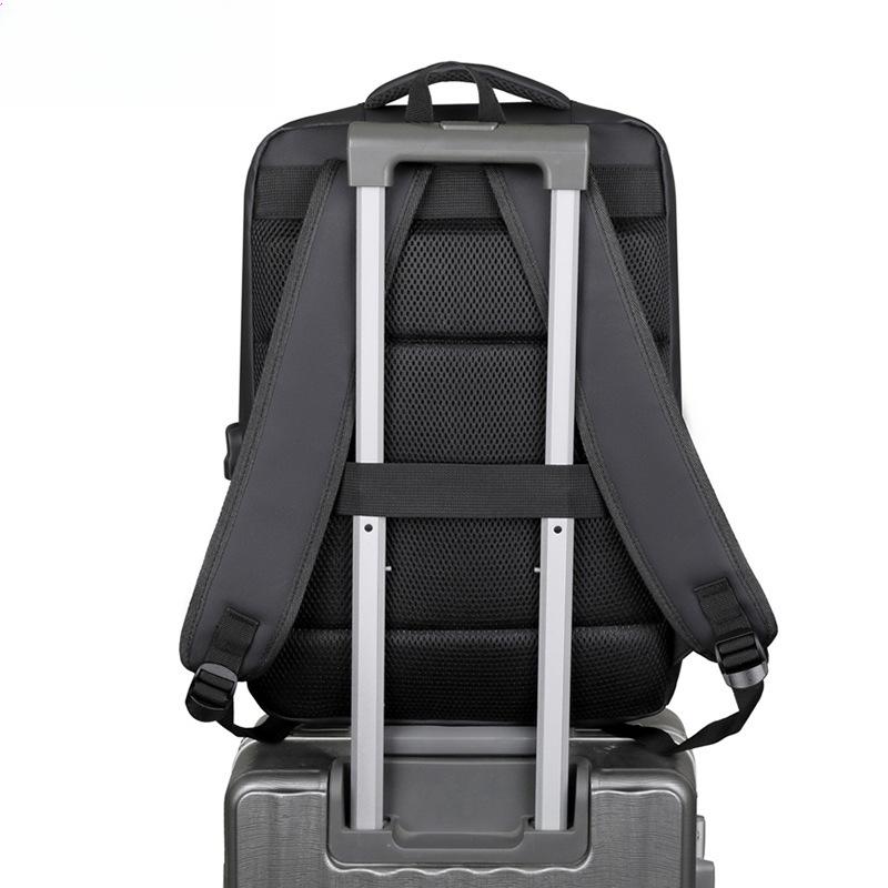 Plecak biznesowy do dojazdów i podróży dla mężczyzn, wysokiej klasy i prosty plecak, wielofunkcyjna i lekka torba na komputer