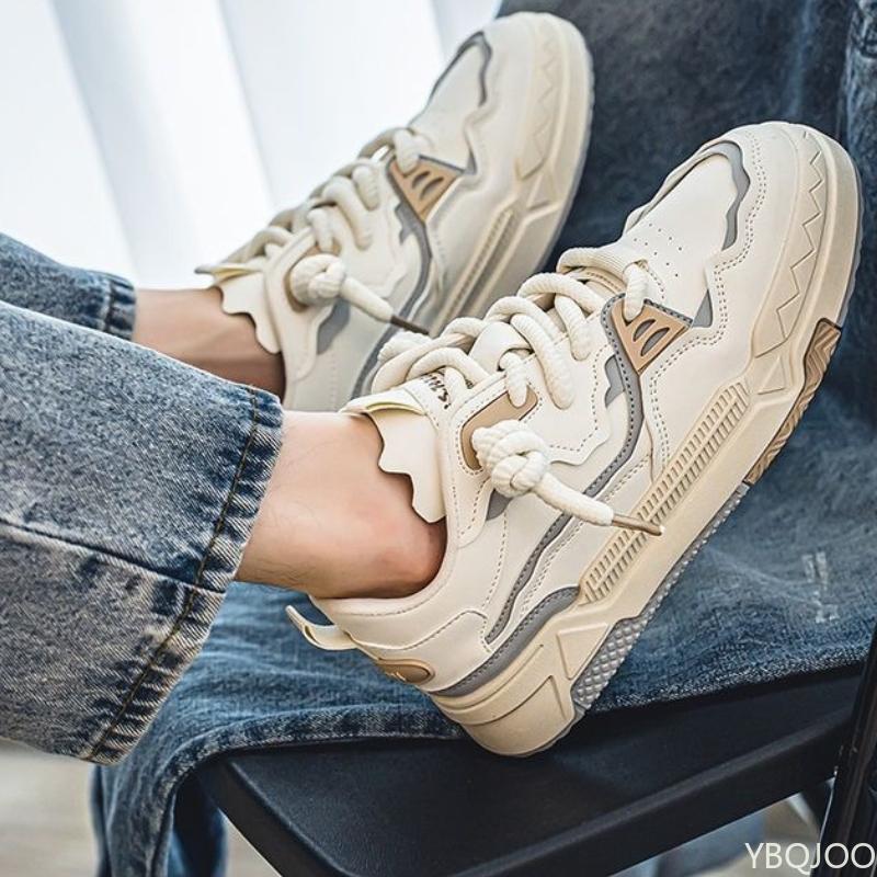 Fashion spring new sports board shoes trend versatile thick sole height increasing casual comfortable wear-resistant trendy shoes