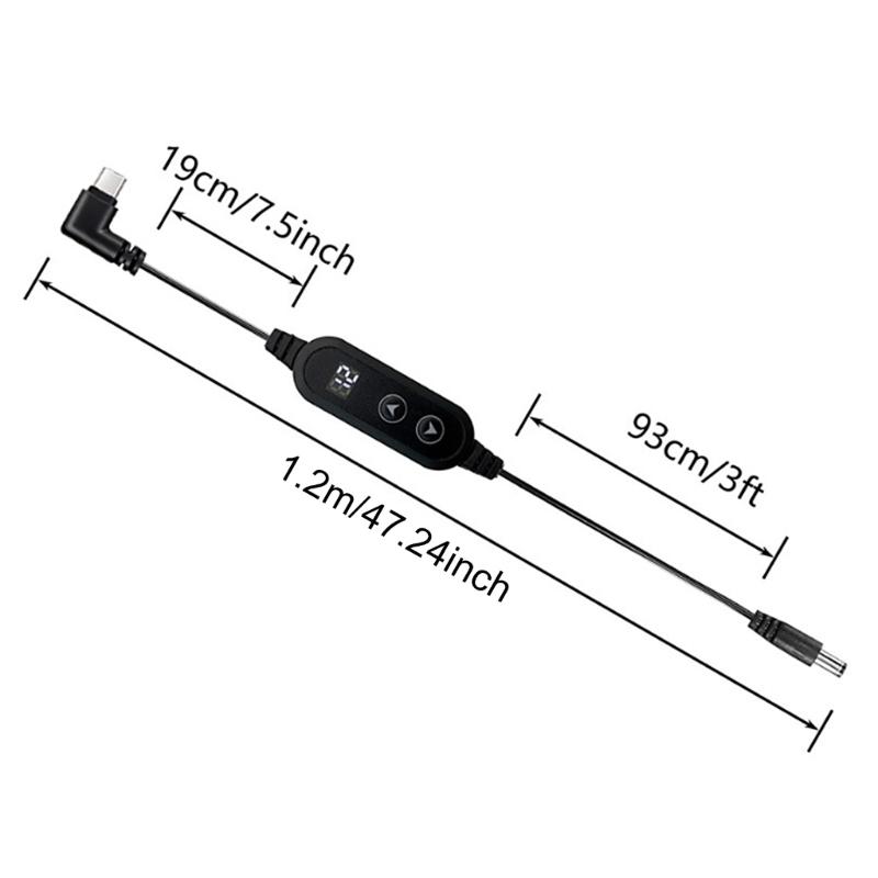 Universal Type C Triggers Cable Adjustable 5-20V for Fast Charging and Data Transfer For Multiple Electronic Devices