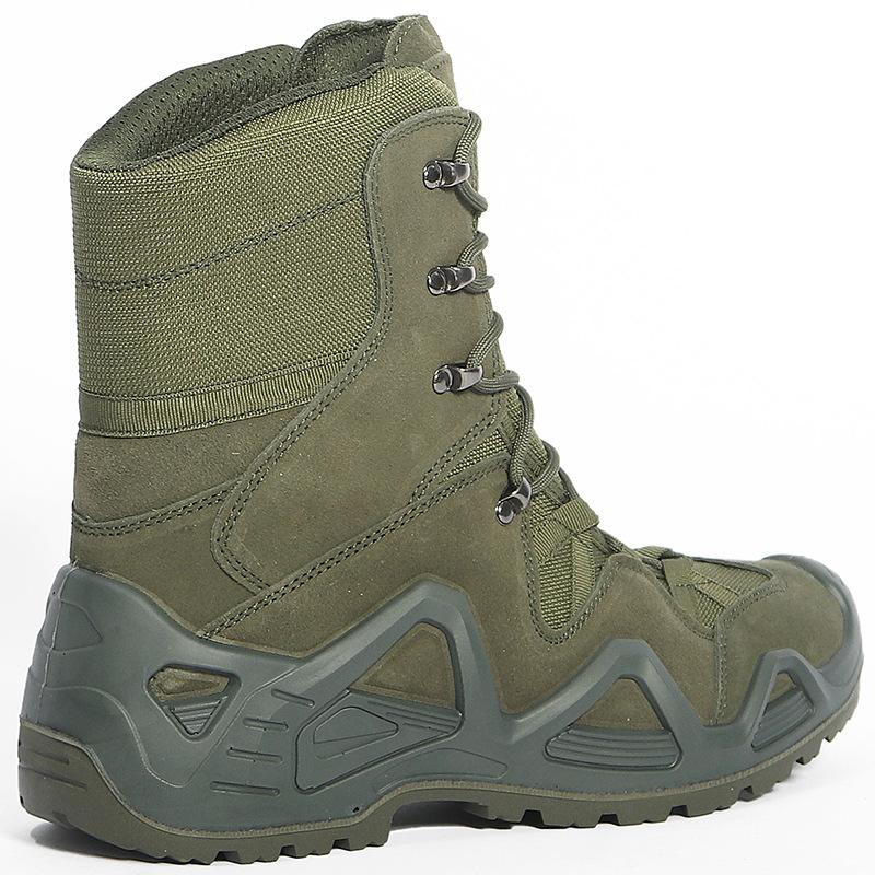 Military Boots Waterproof Outdoor Enthusiast Men's Anti Slip Wear-resistant Hiking Shoes High Top Combat